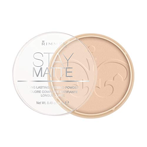 RIMMEL LONDON Stay Mate Polvo prensado de larga duración - Cremoso natural