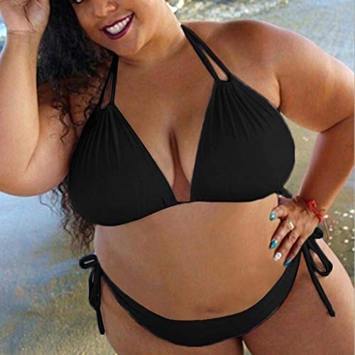 riou Tops de Bikini Mujer Push-up Trajes de baño Dos Piezas Sexy Bikini Sets Mujer Ropa de baño Gran tamaño Mujeres Bohemio BañAdores con Relleno Traje de baño Dividido