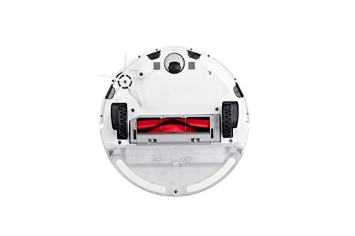 Roborock S6 Pure White - Aspiradora de Alta Potencia de Aspiración Alfombras y superfícies, Tanque de agua 180 ml, Superficie 300 m2, Programable vía App, Wi-Fi conectado y Control Alexa Google Home