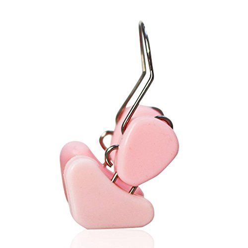 Rocita Pinza para la nariz,Nose up Clip Shaping Clip Nose,Pinza para levantar la nariz herramienta para la belleza pinza en forma de nariz clip (Rosa)