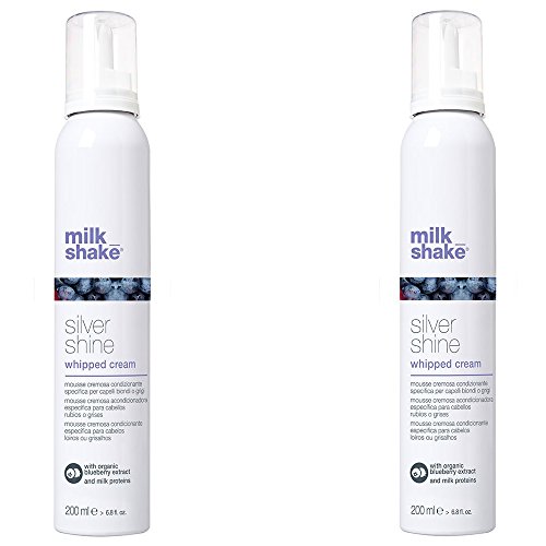 Rojo Silver shine Conditioning Whipped Cream Duo Pack 2 X 200 ML Mousse cremosa acondicionadora específica para el pelo Rubio O grises ML promoción de Envío GRATUITO