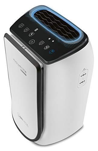 Rowenta Intense Pure Air Connect PU4080 - Purificador de Aire de 22 dB, 4 Niveles Filtración hasta 70 m², Sensor de Nivel de Contaminación, Ajuste Automático y Conectable con App y Bluetooth