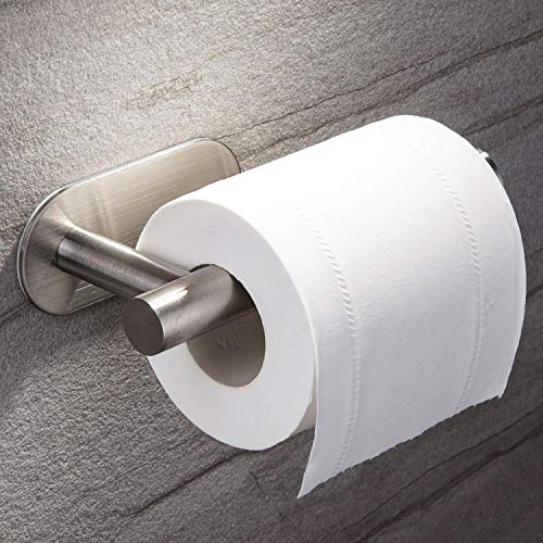 Ruicer Portarrollo para Papel Higiénico Autoadhesivo Portarrollos Baño Acero Inoxidable