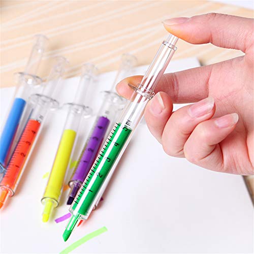 Ruikey 6pcs Highlighter de la novedad para el regalo de los trucos del juego de Halloween de los trajes del doctor de la enfermera