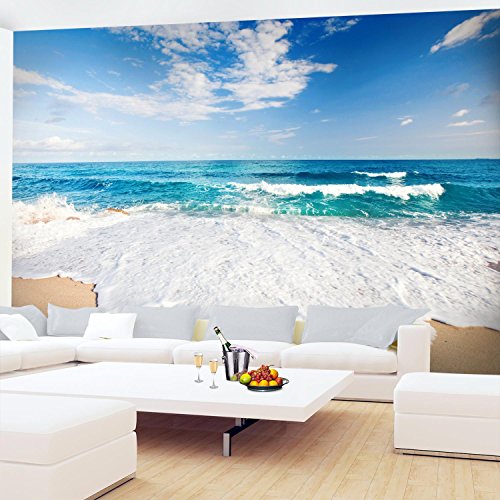 Runa 9007010C Papel pintado fotográfico XXL, imagen del mar, de vellón, para la pared, 308 x 220 cm, ¡100 % fabricado en Alemania! -, c, 308 x 220 cm - 7 Bahnen