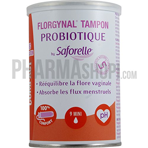 Saforelle Florgynal tampon compact mini par 9