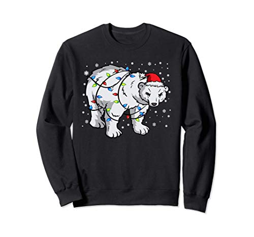 Santa Claus del Oso Polar | Navidad del Oso Blanco Sudadera