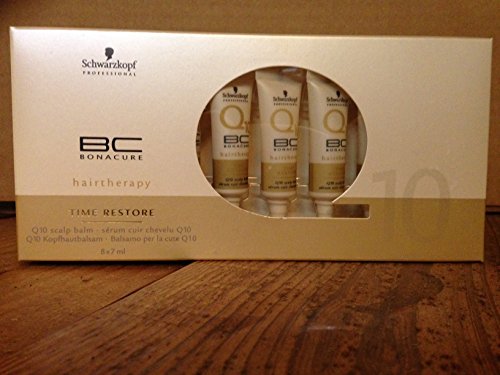 Schwarzkopf BC Bonacure Time Restore - Q10 Scalp Balm - 8 vials x 0.2 oz by Schwarzkopf