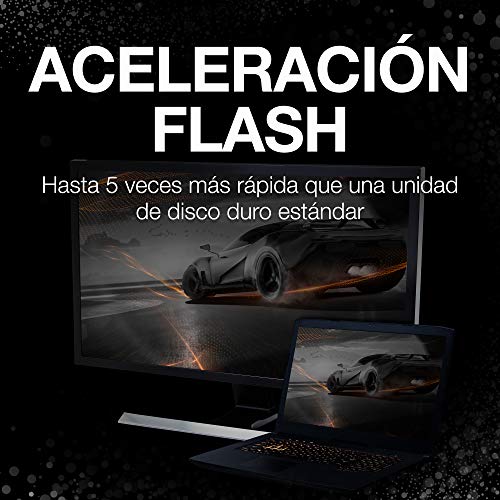 Seagate FireCuda, 2TB, Disco duro interno híbrido, SSHD de alto rendimiento, 3,5 in, SATA, 6 Gb/s, aceleración mediante flash, caché de 8 GB para videojuegos, PC y portátiles (ST2000DX002)