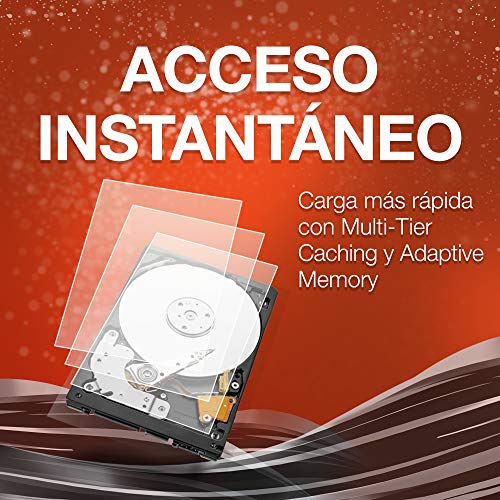 Seagate FireCuda, 2TB, Disco duro interno híbrido, SSHD de alto rendimiento, 3,5 in, SATA, 6 Gb/s, aceleración mediante flash, caché de 8 GB para videojuegos, PC y portátiles (ST2000DX002)