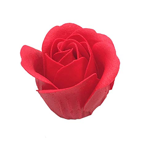 SehrGo 18 Piezas Jabón de Rosa conservado perfumado, para baño, jabón, pétalos de Rosa, en Caja de Regalo para Mujeres, Adolescentes, niñas, cumpleaños