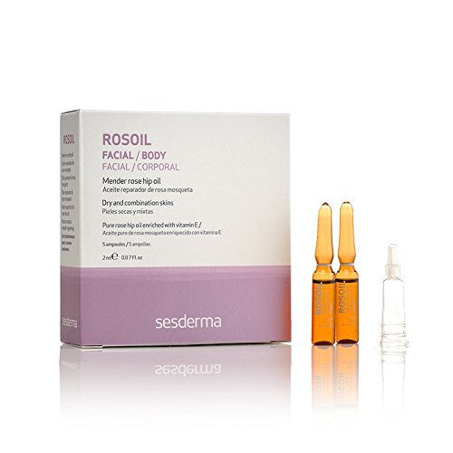 Sesderma. Rosoil Aceite Reparador 5 ampollas por 2 ml cada una