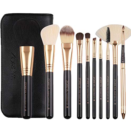 Set De Pinceles De Maquillaje Set De Pinceles De Maquillaje Cosmético 10 Piezas Set De Pinceles De Maquillaje Profesional Corrector De Mezcla De Base Sintética Kit De Pinceles De Maquillaje