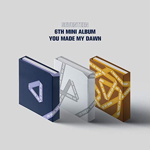 SEVENTEEN 6th Mini Album - YOU MADE MY DAWN [ DAWN ver. ] CD + Photobook + Lyrics + Lenticular Card + Photocard + Scene Card + Sticker + OFFICIAL POSTER + FREE GIFT / K-POP Sealed