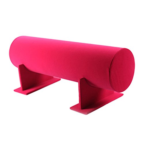 Sharplace Soporte Desmontable Organizador para Diadema Aro de Pelo o Collar Cadena - Rosa roja