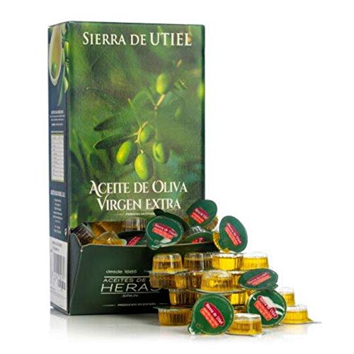 Sierra de Utiel - Aceite de Oliva Virgen Extra Premium - Pack Monodosis (168 Unidades) - Producto Natural Origen España