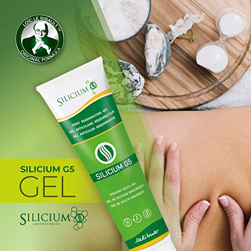 Silicium G5 GEL | La formulación de silicio orgánico en gel | Recuperador de lesiones articulares | Adecuado para su uso en casos de: Flexibilidad, Elasticidad, Movilidad, Resistencia | Uso en fisioterapia.