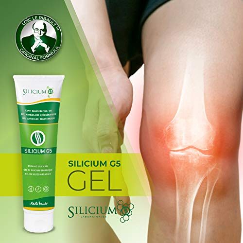 Silicium G5 GEL | La formulación de silicio orgánico en gel | Recuperador de lesiones articulares | Adecuado para su uso en casos de: Flexibilidad, Elasticidad, Movilidad, Resistencia | Uso en fisioterapia.