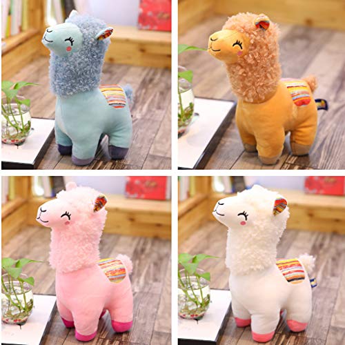 siwetg Nuevo 25 Cm Sonrisa Raya Alpaca Llama Peluche Animales Juguete De Peluche Muñeca Niños Juguetes Regalos De Cumpleaños