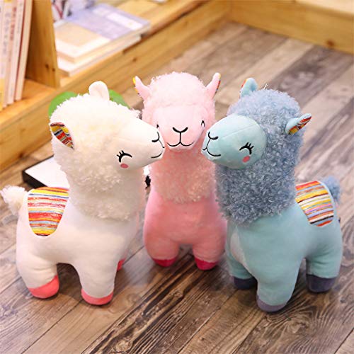 siwetg Nuevo 25 Cm Sonrisa Raya Alpaca Llama Peluche Animales Juguete De Peluche Muñeca Niños Juguetes Regalos De Cumpleaños