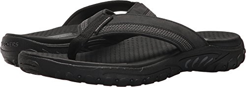 Skechers Reggae-cobano, Chanclas para Hombre, Negro (Black Blk), 41 EU