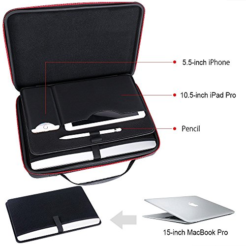 Smatree Funda Protectora para Portatil Maletín para 15 Pulgadas Nueva MacBook Pro 2019/2018/2017