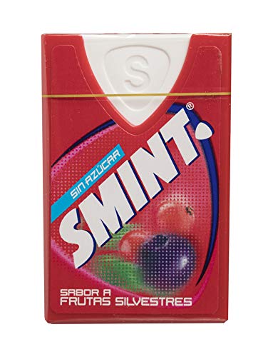 Smint Tabs Frutas Silvestres, Caramelo Comprimido sin Azúcar - 3 unidades de 8 gr. (Total 24 gr.)