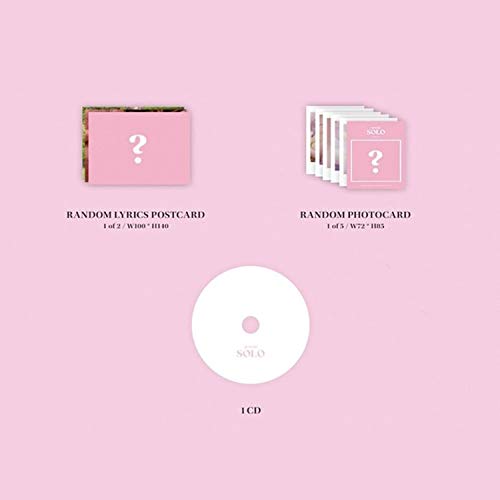 SOLO - BLACKPINK JENNIE Album CD + Photobook + Lyrics Postcard + Photocard + FREE GIFT / K-POP Sealed