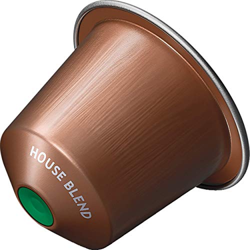 Starbucks House Blend de NESPRESSO Cápsulas de café de tostado medio, 8 x tubo de 10