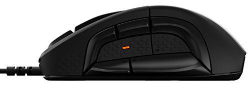 SteelSeries Rival 500 - Ratón óptico de juego, iluminación RGB, MMO, 15 botones, alertas táctiles, (PC / Mac), negro