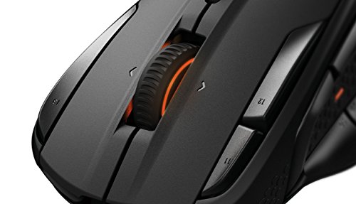 SteelSeries Rival 500 - Ratón óptico de juego, iluminación RGB, MMO, 15 botones, alertas táctiles, (PC / Mac), negro