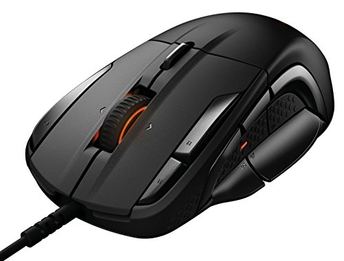 SteelSeries Rival 500 - Ratón óptico de juego, iluminación RGB, MMO, 15 botones, alertas táctiles, (PC / Mac), negro