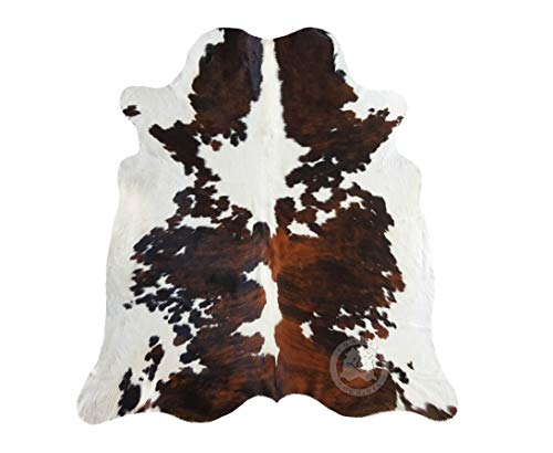 Sunshine Cowhides Alfombra de Piel de Vaca Tricolor 190 x 160 cm Pieles del Sol