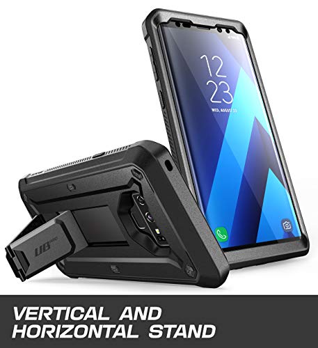 SupCase Funda Galaxy Note 9 [UB Pro] 360 Grados Carcasa Anti-golpes Case con Clip de Cinturon y Protector de Pantalla Incorporada (Negro)