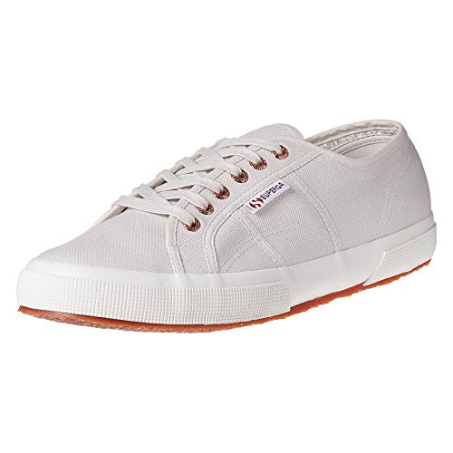 Superga 2750 Cotu Classic, Zapatillas Unisex Adulto, Gris (Lt Grey/Rose Gold F00), 37 EU