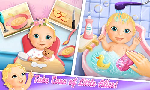 Sweet Baby Girl Doll House - Play, Care & Bed Time