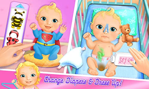 Sweet Baby Girl Doll House - Play, Care & Bed Time