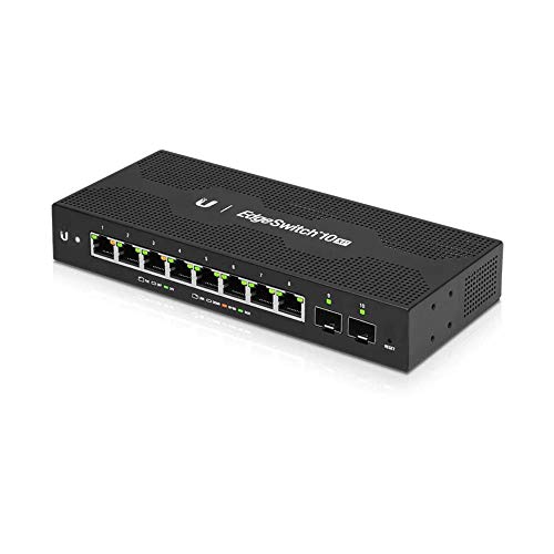 Switch UBIQUITI S-10XP - 8 x 10Base-T / 100Base-TX / 1000Base-T; 2 x SFP; PoE puertos 1; ES-10XP