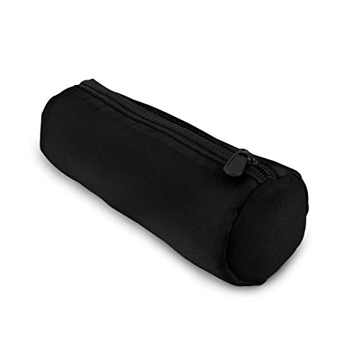 SWKLL Cylinder Pencil Case Bolsa de papelería para estudiantes Bolsa de oficina Organizador de almacenamiento Bolsa de monedas Bolsa de cosméticos, cuadrados abstractos simplistas Niños Niños Interse