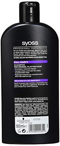 syoss Champú Full Hair 5, 500 ml