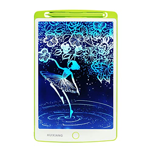 Tablets de Escritura LCD a Color Tablero de Dibujo eWriter 10 Pulgada Gráfica Pizarra Magica de Memo Pad Electrónico Escritura Digital Regalos para Niños Muchachos Chicas Juguetes 3-6 Años (Blanco)