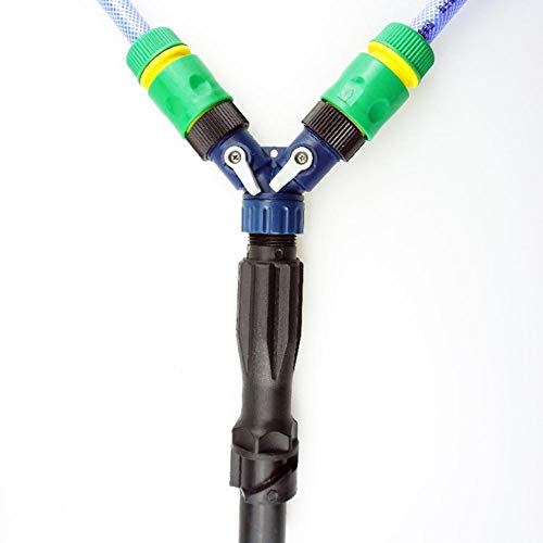 TGBN Plastic Garden Water Sprinkler Water Tap Splitter Y Shape Outlets Water Calibre Quick Connector Sprinkler, Azul