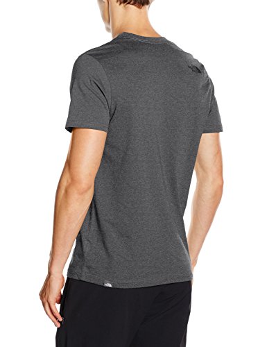 The North Face T92TX3 Camiseta Easy, Hombre, Multicolor (Tnfmdgyhtr (Std)), L