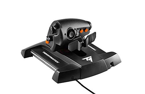 Thrustmaster - TWCS - Mando de Potencia - PC - Tecnología S.M.A.R.T.(Sliding Motion Advanced Rail Tracks): 5 Ejes + 14 Botones + un Hat Switch Point of View de 8 direcciones