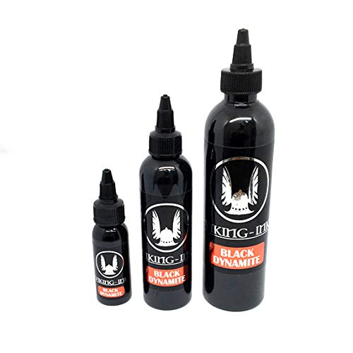 Tinta para tatuaje - BLACK DYNAMITE 4oz (120ml) - VIKING INK USA - Los mejores colores y negros en tintas para tatuaje del mercado - VEGANAS