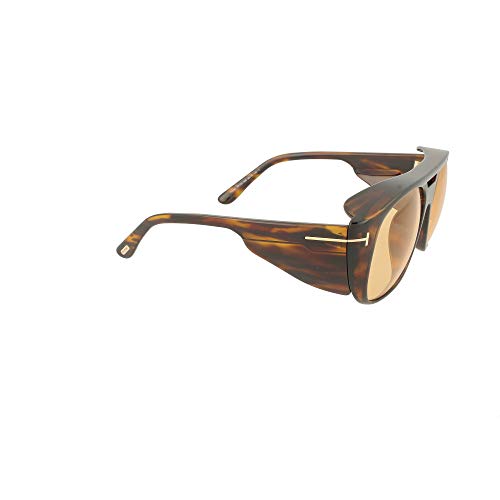 Tom Ford Gafas de Sol FENDER FT 0799 DARK HAVANA/YELLOW 59/16/145 hombre