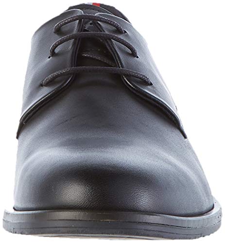 Tommy Hilfiger Core Leather Lace Up Shoe, Mocasines para Hombre, Negro (Black Bds), 41 EU