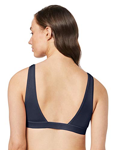 Tommy Hilfiger Cut out Sujetador Estilo Bralette, Azul (Navy Blazer 416), 85 (Talla del Fabricante: SM) para Mujer