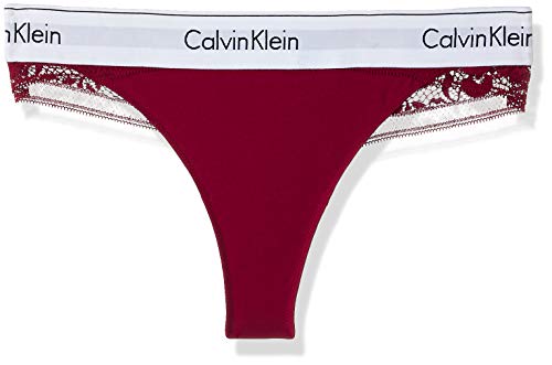 Tommy Hilfiger Thong Tanga, Rojo (Ember Blaze Zb7), 40 (Talla del Fabricante: Medium) para Mujer