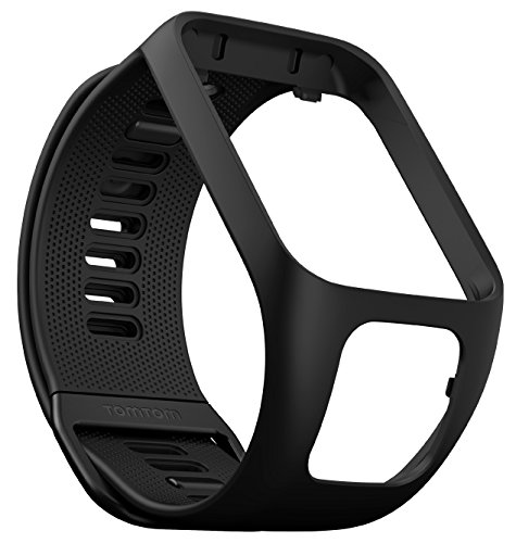 TomTom - Correa reloj para Runner 3, Spark 3, Runner 2, Spark, Adventurer, Golfer 2, Unisex Adulto, Negro, S